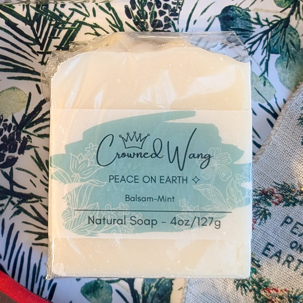 Peace on Earth Christmas Essential Oil Soap