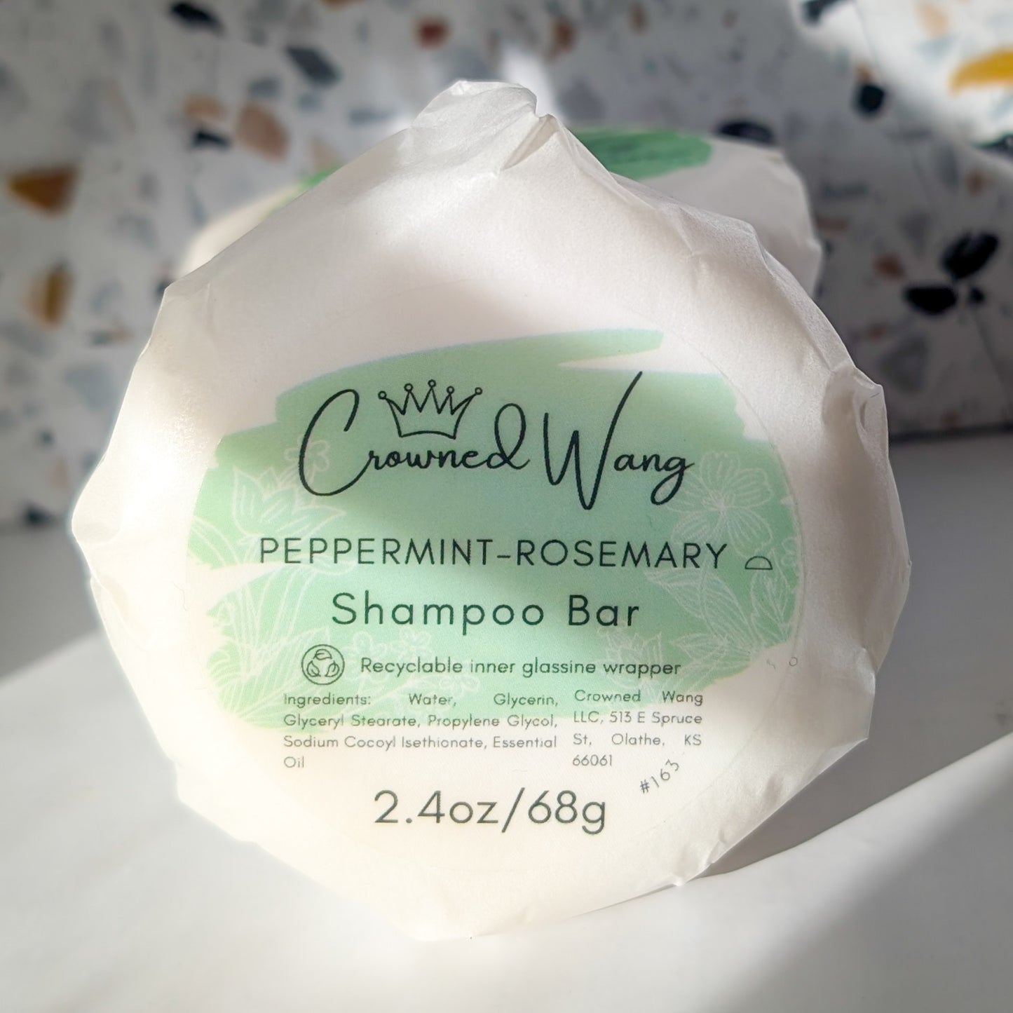 Peppermint-Rosemary Shampoo Bar