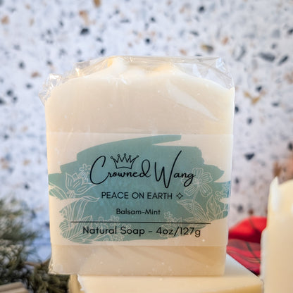 Peace on Earth Christmas Essential Oil Soap